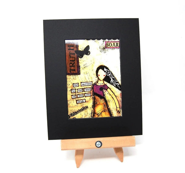 857 - 02 She Art Prints - Fearless hART - Painted Door on Main