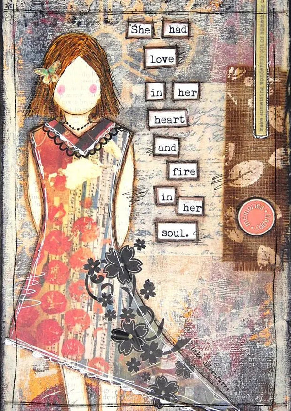 857 - 02 She Art Prints - Fearless hART - Painted Door on Main