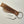 857 - 03 Leather Key Chain - Fearless hART - Painted Door on Main