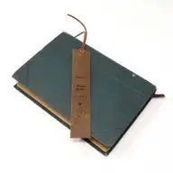857 - 04 Leather Bookmarks - Fearless hART - Painted Door on Main