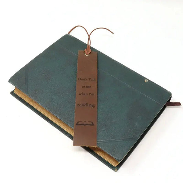 857 - 04 Leather Bookmarks - Fearless hART - Painted Door on Main