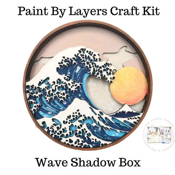 858 - 01 Shadow Box Kits - Our Little Makery - Painted Door on Main