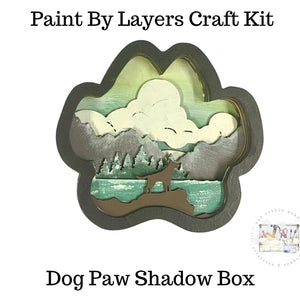 Shadow Box Kits - Our Little Makery - Painted Door on Main