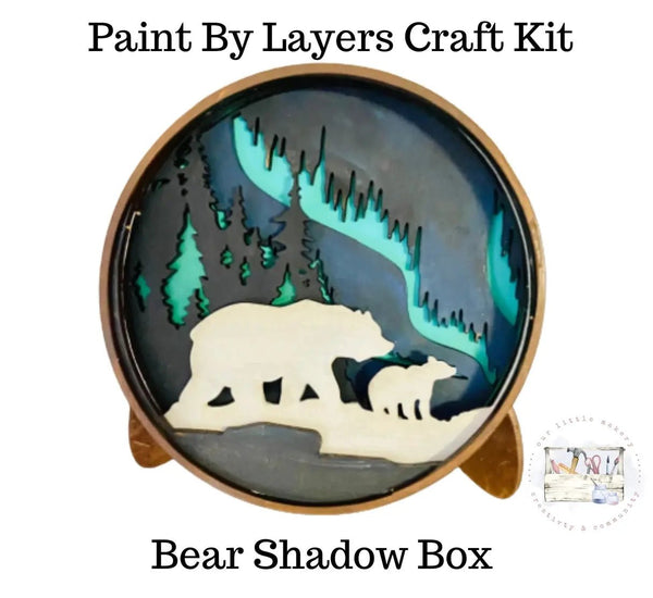 858 - 01 Shadow Box Kits - Our Little Makery - Painted Door on Main