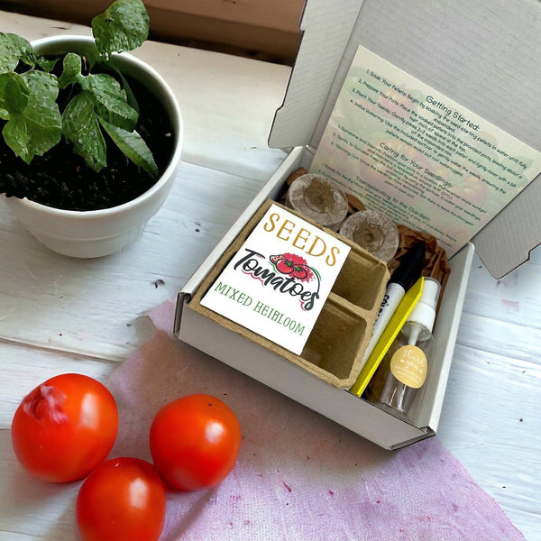 859 - 03 Heirloom Tomato Starter Kit - Fuschia Designs Shop - Painted Door on Main