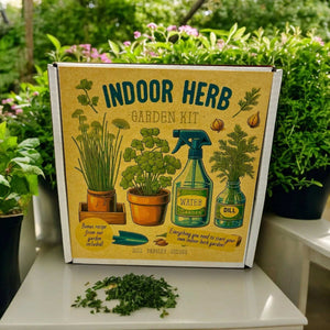 859 - 04 Indoor Herb Garden Starter Kit - Fuschia Designs Shop - Painted Door on Main