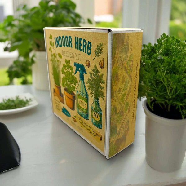 859 - 04 Indoor Herb Garden Starter Kit - Fuschia Designs Shop - Painted Door on Main
