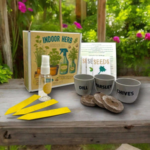 859 - 04 Indoor Herb Garden Starter Kit - Fuschia Designs Shop - Painted Door on Main