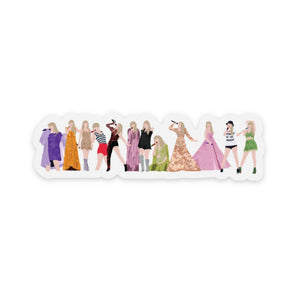 863 - 11 Vinyl Stickers - Jaybee Design - Painted Door on Main