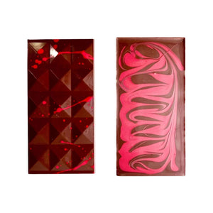864 - 07 Raspberry Swirl Chocolate Bar - Chocolate Escapade - Painted Door on Main