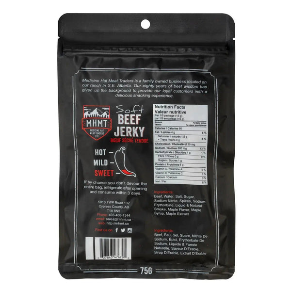868 - 02 Soft Beef Jerky - Medicine Hat Meat Traders - Painted Door on Main
