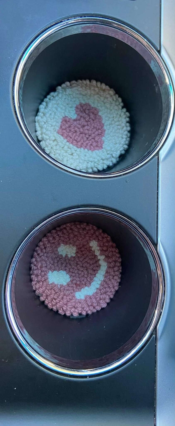 871 - 06 Car Coasters - Chickadee Creations - Painted Door on Main
