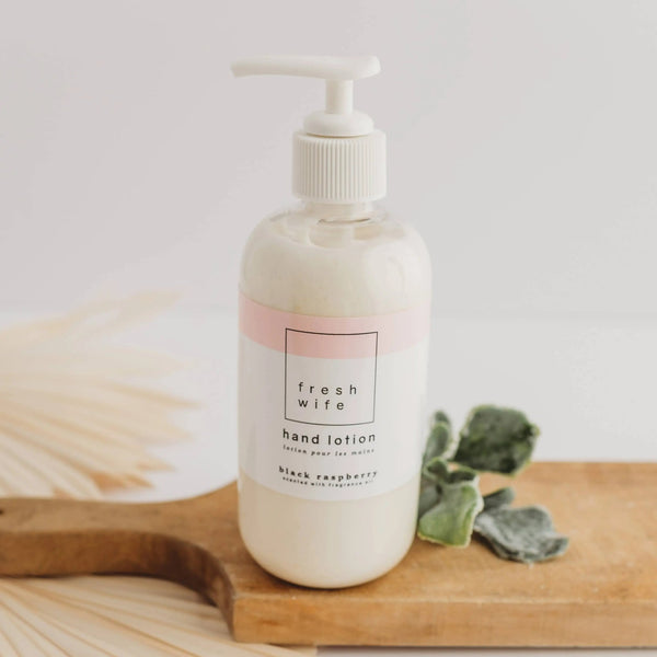 872 - 30 Black Raspberry Hand Lotion - The Fresh Wife Soap Company - Painted Door on Main