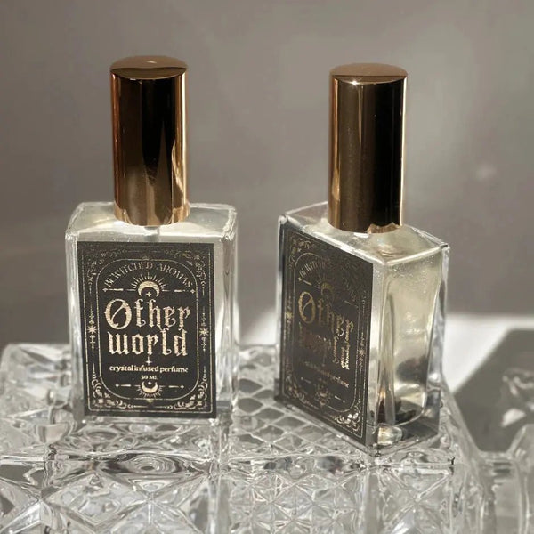 874 - 02 Otherworld Crystal Infused Perfume - Bewitched Aromas - Painted Door on Main