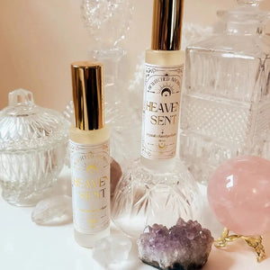 874 - 04 Heaven Sent Crystal Infused Perfume - Bewitched Aromas - Painted Door on Main