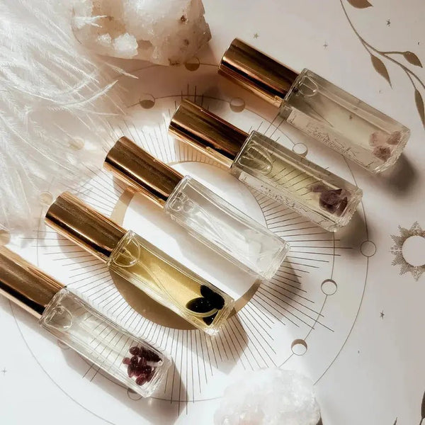 874 - 04 Heaven Sent Crystal Infused Perfume - Bewitched Aromas - Painted Door on Main