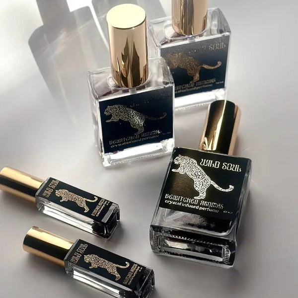 874 - 05 Wild Soul Crystal Infused Perfume - Bewitched Aromas - Painted Door on Main