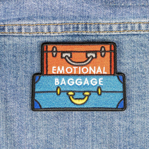 875 - 01 Emotional Baggage Patch - Ifs, Ands, Or Buttons - Painted Door on Main