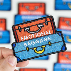 875 - 01 Emotional Baggage Patch - Ifs, Ands, Or Buttons - Painted Door on Main
