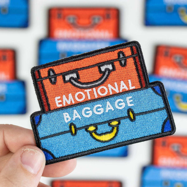 875 - 01 Emotional Baggage Patch - Ifs, Ands, Or Buttons - Painted Door on Main