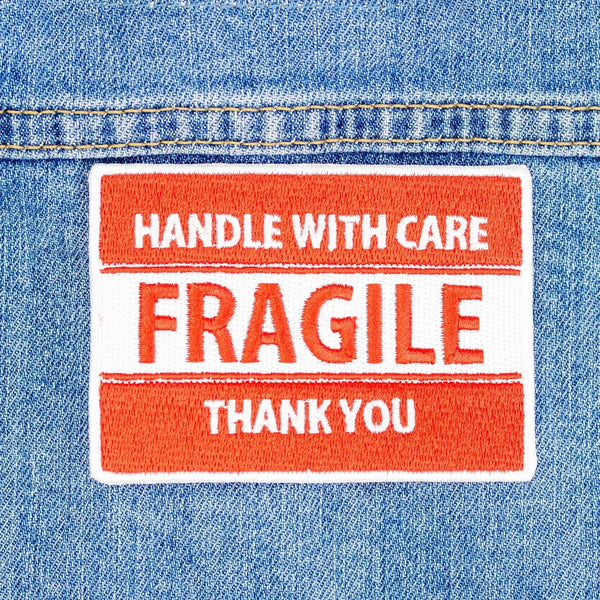 875 - 02 FRAGILE Patch - Ifs, Ands, Or Buttons - Painted Door on Main