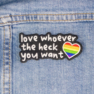 875 - 02 Love Whoever the Heck You Want Patch - Painted Door on Main