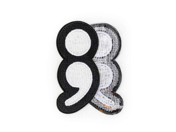 875 - 04 Semi Colon Patch - Ifs, Ands, Or Buttons - Painted Door on Main