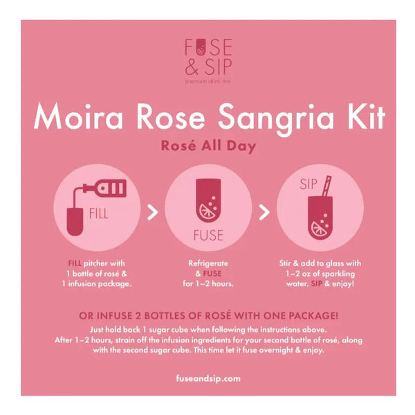 880 - 02 Moira Rosé Sangria Kit - Fuse and Sip - Painted Door on Main