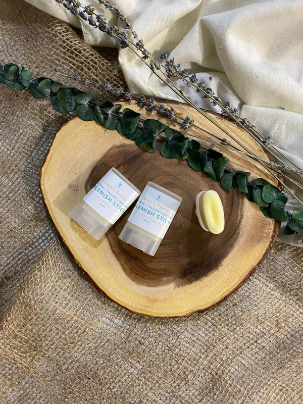 881 - 01 Tallow & Beeswax Blemish Stick - Lazuli Farms - Painted Door on Main