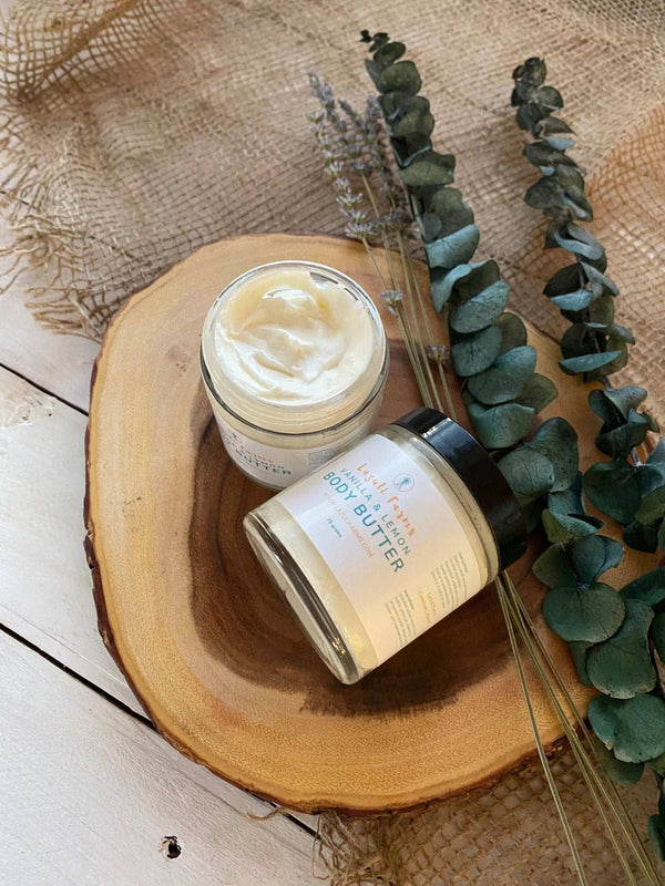 881 - 11 Tallow Body Butter Vanilla & Lemon - Lazuli Farms - Painted Door on Main