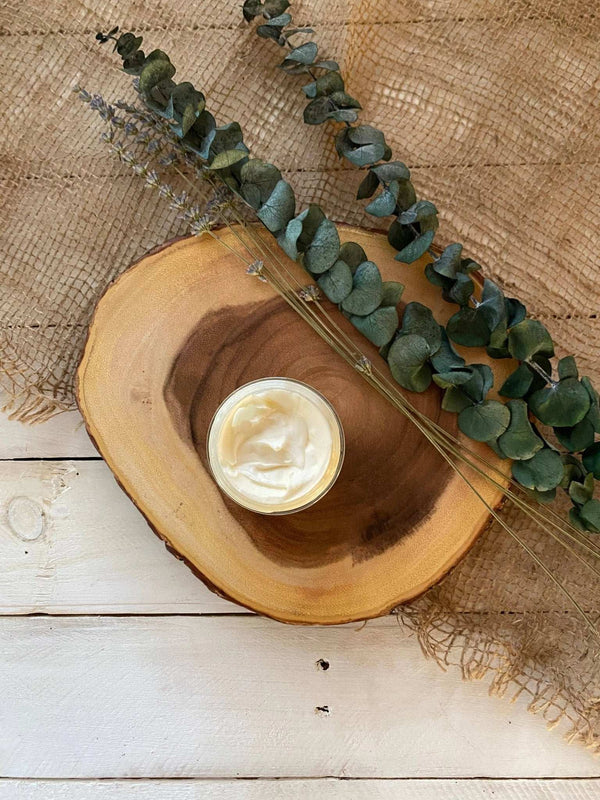 881 - 11 Tallow Body Butter Vanilla & Lemon - Lazuli Farms - Painted Door on Main