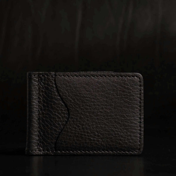 884 - 02 Pinnacle Wallet Money Clip - NAB Leather - Painted Door on Main