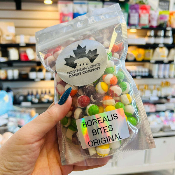 885 - 01 Original Borealis Bites - Northern Lights Candy - Painted Door on Main