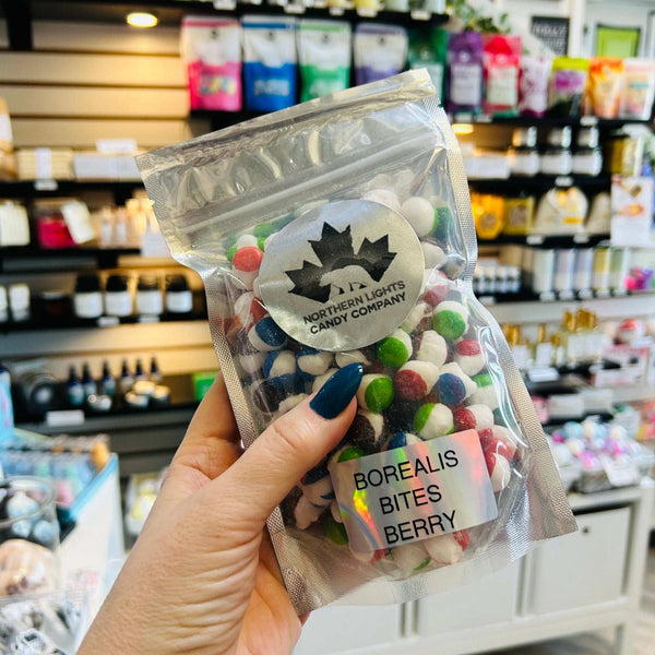 885 - 02 Berry Borealis Bites - Northern Lights Candy - Painted Door on Main