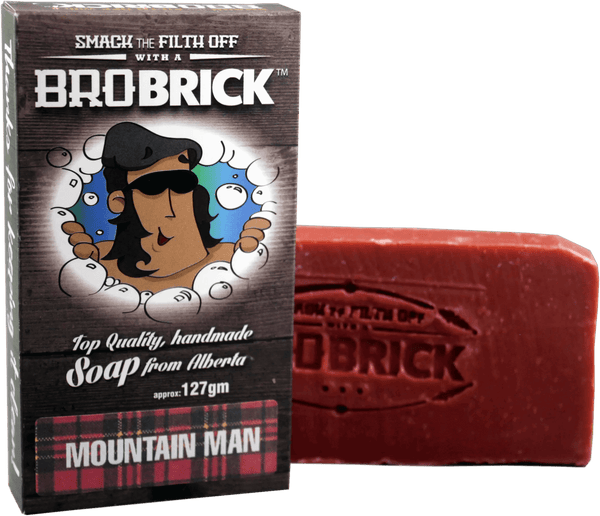 887 - 01 Mountain Man Soap - Bro Brick - Painted Door on Main