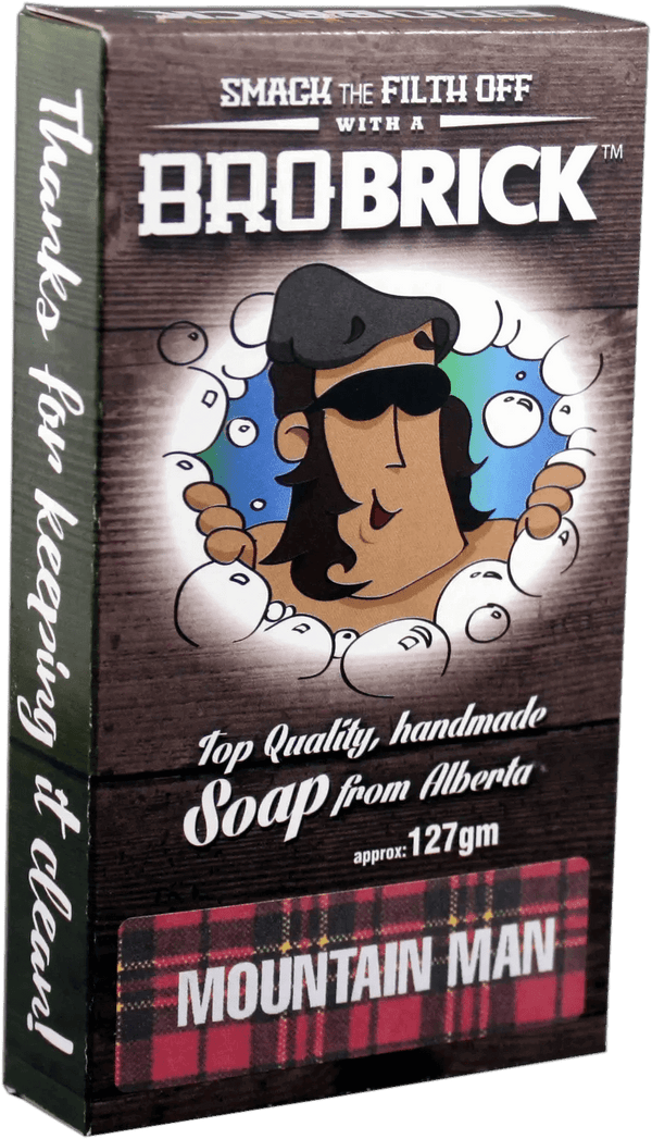 887 - 01 Mountain Man Soap - Bro Brick - Painted Door on Main