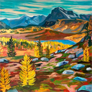 890 - 08 'Larch Valley' Wood Puzzle - StumpCraft - Painted Door on Main