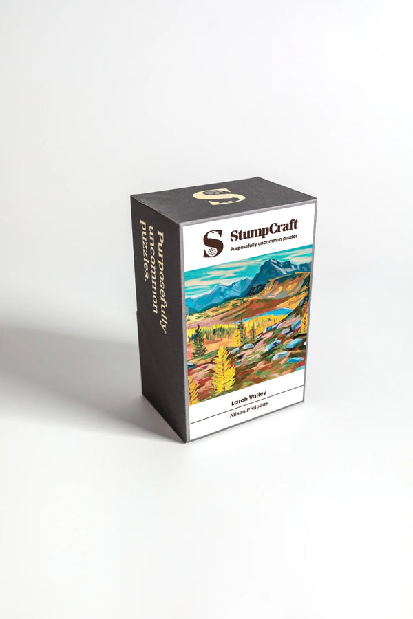 890 - 08 'Larch Valley' Wood Puzzle - StumpCraft - Painted Door on Main