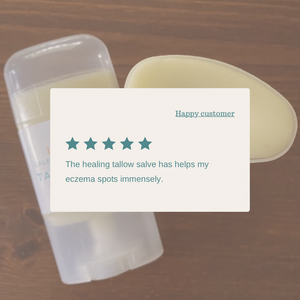 COMING SOON Tallow Salve Stick | Soothe Bug Bites + Skin Irritation