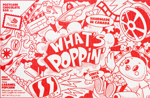 COMING SOON What's Poppin' Milk Postcard Chocolate Bar
