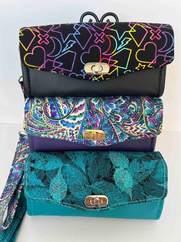 042-12 Necessary Clutch Wallet - Sheila's Satchels - Painted Door on Main