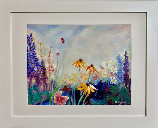 111-02 'Wildflowers from a Worm's Perspective' - Betty Schriver Art