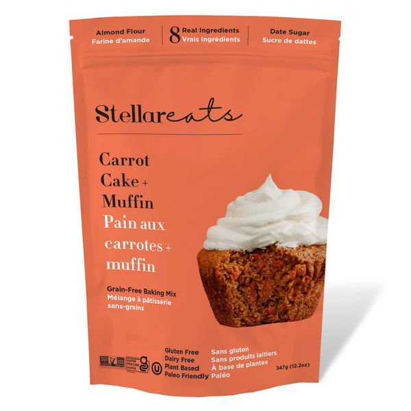 841-01 Grain Free Carrot Cake + Muffin Mix - Stellar Eats