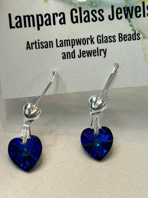 Beads + Sterling Silver Earring