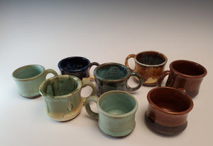 075-23 Espresso/Cappuccino Cups - Elizabeth's Clay Vision