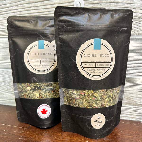 157-20 Moringa Mornings Wellness Blend - Gioielli Tea Co.