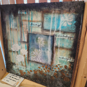 039-17 Beeswax Paintings (12x12") - Wanna Bee Art - Painted Door on Main
