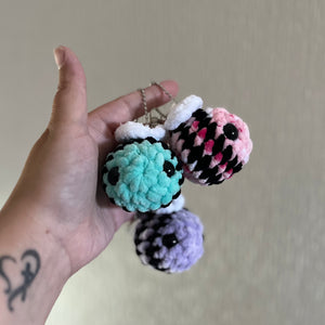 096-15 Cutie Keychains - Willing Hands Crochet - Painted Door on Main