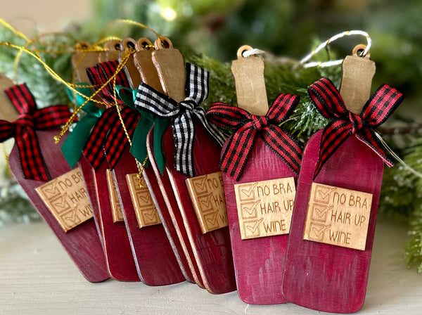 856-84 Wine Bottle Charm Collection - Behind the Door Creations - Painted Door on Main