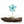 Hand-Crafted Glass Flowers on Driftwood